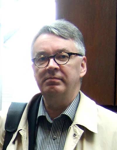 Art critic and journalist Timo Valjakka.