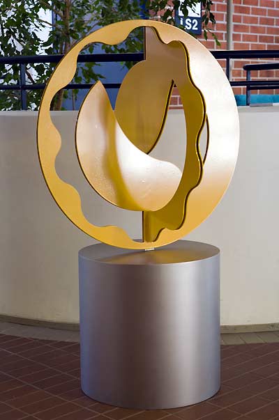 sculptures at Rovaniemi University in Finland - Kari Huhtamo Art Foundation